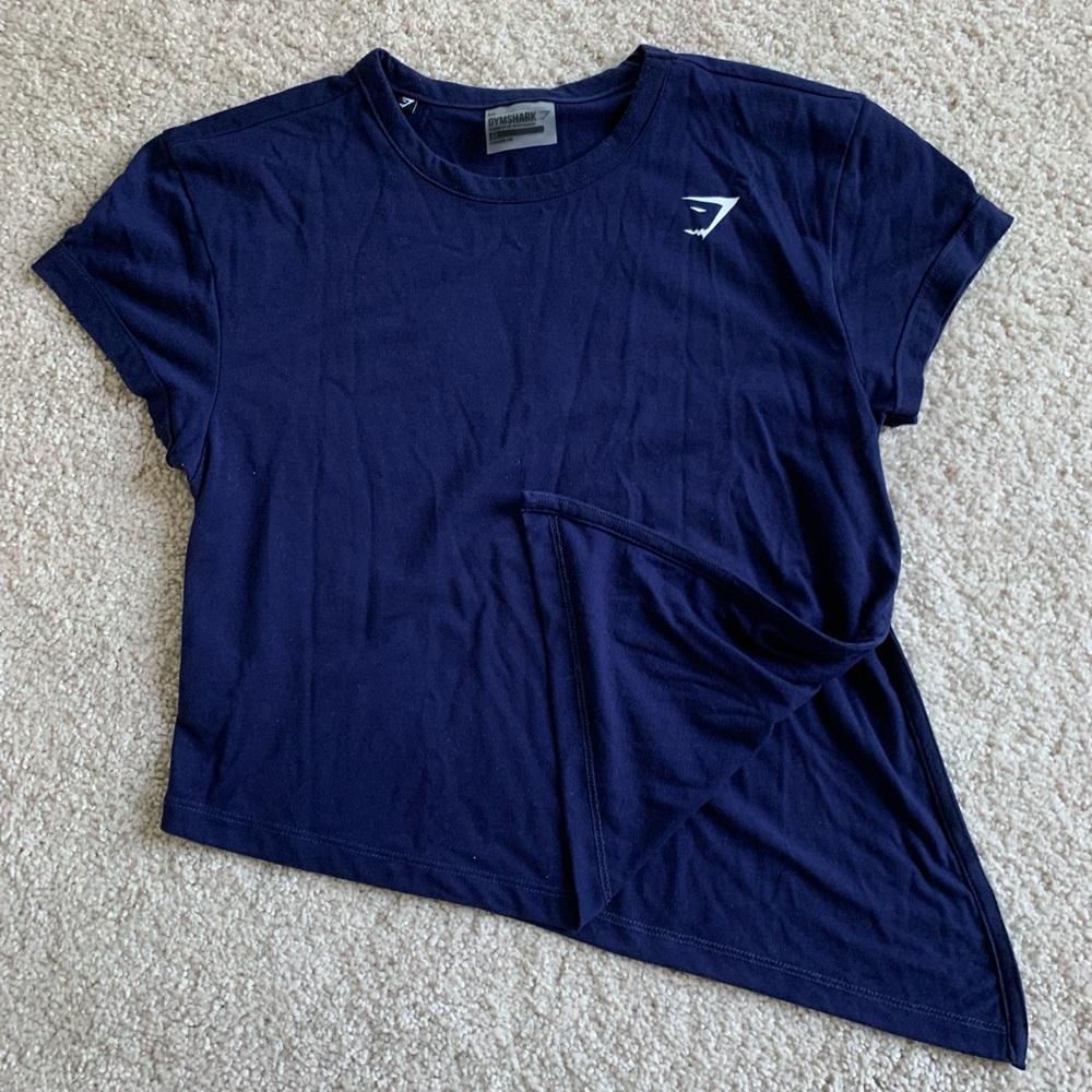 Gymshark Essential Tee in Navy Blue XS